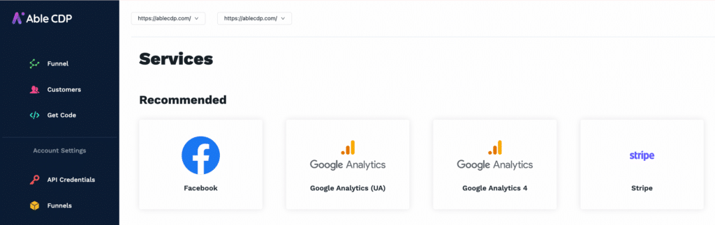 Connect Stripe with Google Analytics 4 - step 3.1